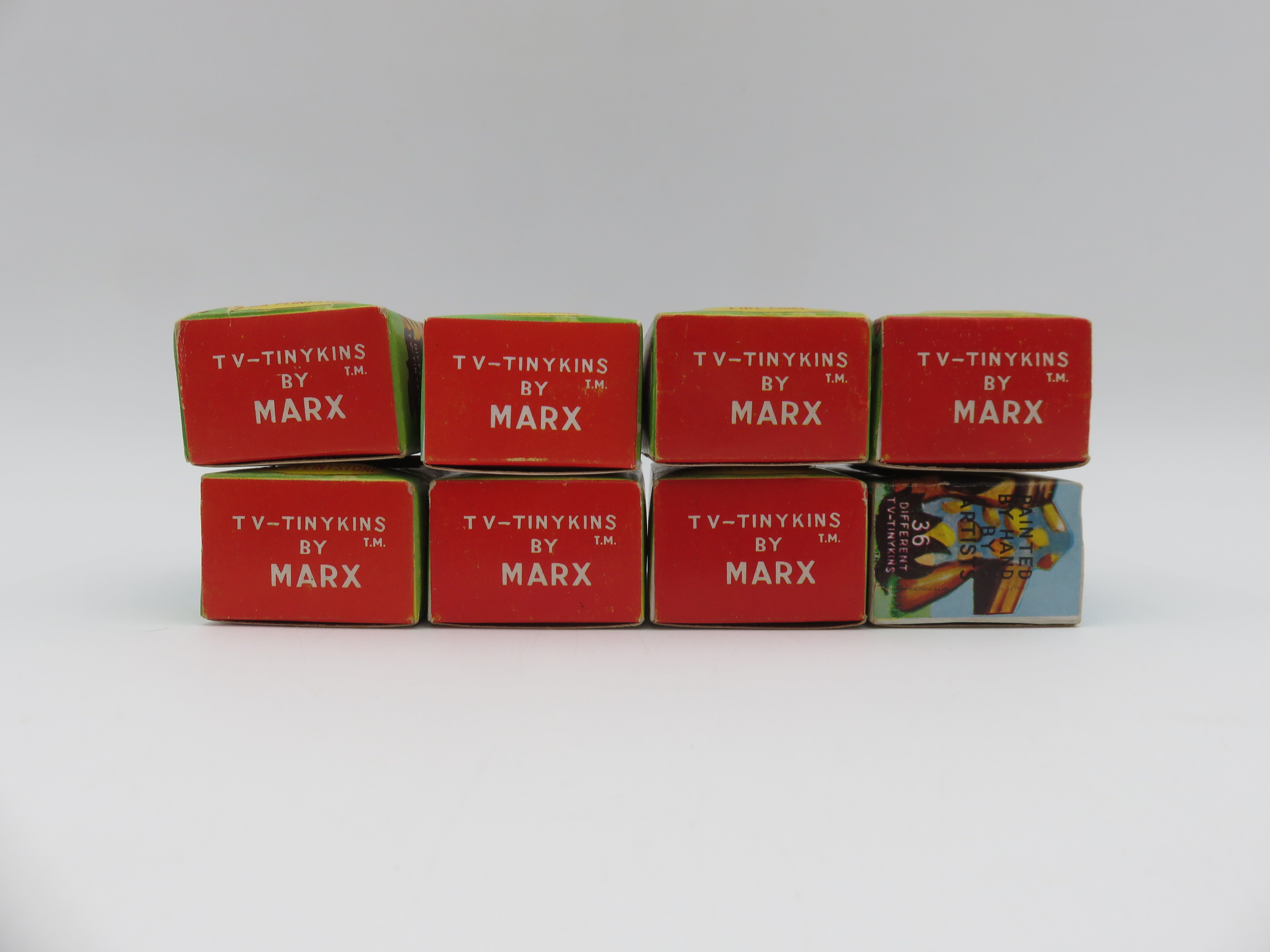 VINTAGE TV-Tinykins Flintstones Figure Lot of (8) - Louis Marx & Co./Marx Toys (1961) Collectibles